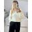 Damen Langarm Pullover (S / M ONE SIZE) ITALIAN FASHION IMM219072 S/M béžová