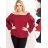 Ärmellose Damenbluse in Übergröße (2XL/3XL ONE SIZE) ITALIAN FASHION IMWT23207