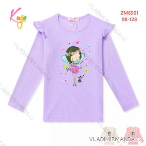 T-Shirt mit langen Ärmeln Kinder Mädchen Mädchen (98-128) KUGO HL9309