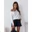 Damen-Strickpullover mit langen Ärmeln (Einheitsgröße S/M) ITALIAN FASHION IMM22FD9073
