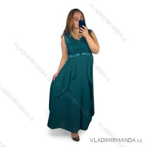 Langes Strickkleid mit Rollkragen und kurzen Ärmeln für Damen (Einheitsgröße S/M) ITALIAN FASHION IMM22FD51751