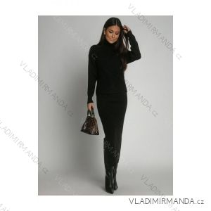 Damen Plus Size (42-46) langes elegantes ärmelloses Partykleid POLISH FASHION PMLBC23265-10