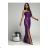 Damen Plus Size (42-46) langes elegantes ärmelloses Partykleid POLISH FASHION PMLBC23265-10