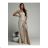 Damen Plus Size (42-46) langes elegantes ärmelloses Partykleid POLISH FASHION PMLBC23265-10