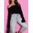 Langes, dehnbares, ärmelloses Sommerkleid für Damen (S / M / L ONE SIZE) ITALIAN FASHION IMWC222492