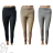Leggings lange isolierte Damenjeans (S/M,M/L,L/XL)) TURKISH FASHION DDS23A536V Kamelbraun M / L