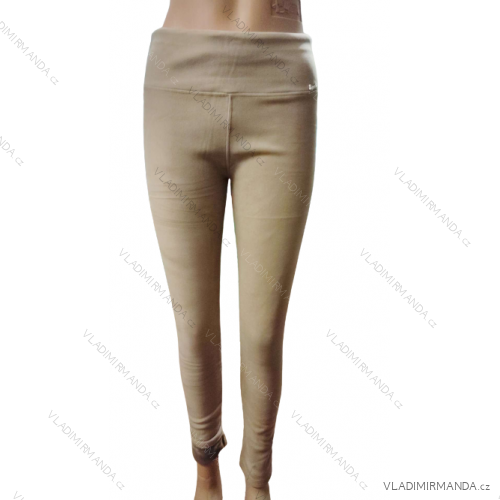 Leggings lange isolierte Damenjeans (S/M,M/L,L/XL)) TURKISH FASHION DDS23A536V Kamelbraun M / L