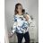 Langarm-Tunika für Damen in Übergröße (3XL/4XL/5XL Einheitsgröße) ITALIAN FASHION IM423CALIFORNIA