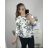 Langarm-Tunika für Damen in Übergröße (3XL/4XL/5XL Einheitsgröße) ITALIAN FASHION IM423CALIFORNIA 3xl / 4xl grau