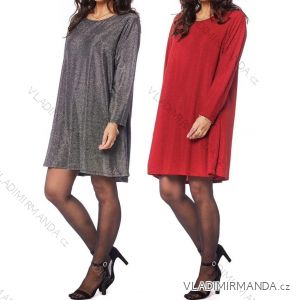 Elegantes Damenkleid mit langen Ärmeln (Einheitsgröße S/M) ITALIAN FASHION IMM23M6062