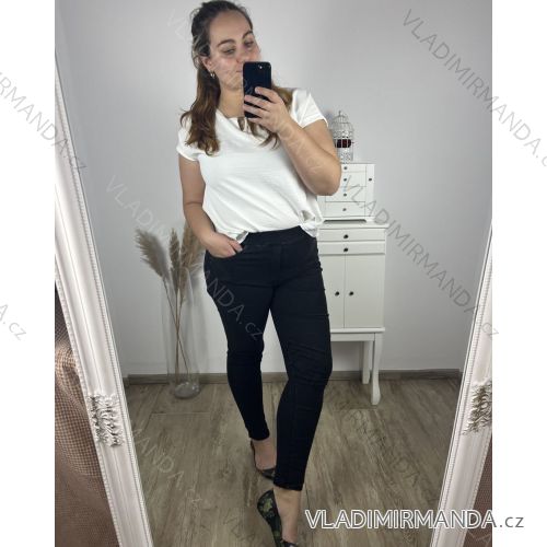 Damenhose Jeans elastisch übergroß (2xl-5xl) SAL SMILING SAL22AM3006 schwarz 2XL/3XL