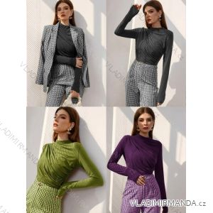Elegantes Langarm-T-Shirt für Damen (S/M ONE SIZE) ITALIAN FASHION IMM23FS33019