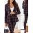 Set elegante Jacke Langarm und Hose Damen (S / M ONE SIZE) ITALIAN FASHION IMM211392
