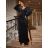 Langes, langärmliges Partykleid für Damen (Einheitsgröße S/M) ITALIAN FASHION IMM23056