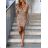 Langes, elegantes, ärmelloses Party-Abschlussballkleid für Damen (Einheitsgröße S/M) ITALIAN FASHION IMWBB223991