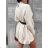 Kleid mit 3/4 Ärmeltasche für Damen (uni sl) ITALIAN Fashion IM3181746
