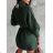 Kleid mit 3/4 Ärmeltasche für Damen (uni sl) ITALIAN Fashion IM3181746