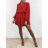 Kleid mit 3/4 Ärmeltasche für Damen (uni sl) ITALIAN Fashion IM3181746
