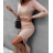 Sommer-Set aus ärmellosem Crop-Top und Rock für Damen (Einheitsgröße S/M) ITALIAN FASHION IMPMD236188