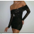 Langes Chiffon-Kurzarmkleid für Damen (S/M ONE SIZE) ITALIAN FASHION IMWGS231048