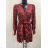 Elegantes Damenkleid mit langen Ärmeln (Einheitsgröße S/M) ITALIAN FASHION IMM23M6062