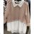 Bluse Langarm mit Rüschen Frauen (UNI S / L) ITALIAN FASHION IMK20159