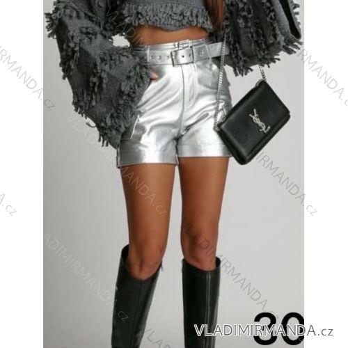Damen Kunstleder Shorts (SML) ITALIAN FASHION IMM22MS13079