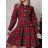 Elegantes Damenkleid mit langen Ärmeln (Einheitsgröße S/M) ITALIAN FASHION IMM23M6062