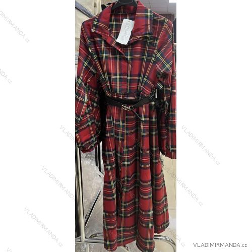 Elegantes Damenkleid mit langen Ärmeln (Einheitsgröße S/M) ITALIAN FASHION IMM23M6062