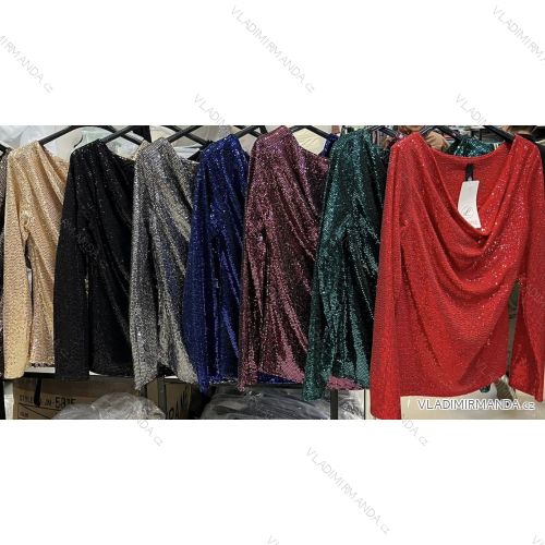 Kurzarm-Hemdoberteil für Damen (S / M ONE SIZE) ITALIAN FASHION IMM22U5295
