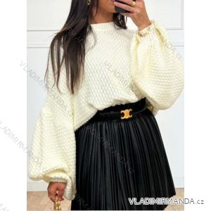 Damen-Strickpullover mit langen Ärmeln (Einheitsgröße S/M) ITALIAN FASHION IMM22FD9073