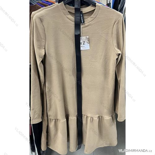 Elegantes Damenkleid mit langen Ärmeln (Einheitsgröße S/M) ITALIAN FASHION IMM23M6062