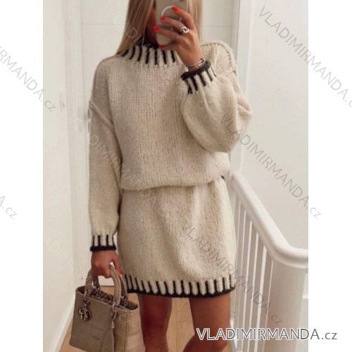 Damen-Langarm-Lederjacke (S-XL) ITALIAN FASHION IMM23MS228058