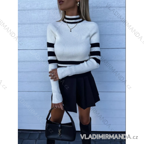 Damen-Set aus elegantem Rock und Blazer mit langen Ärmeln (Einheitsgröße S/M) ITALIAN FASHION IMPGM234541 weiß S/M