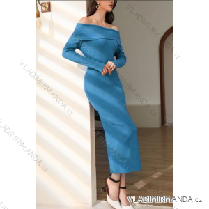 Langarm-Strickkleid mit Rollkragen für Damen (Einheitsgröße S/M) ITALIAN FASHION IMPGM2323023