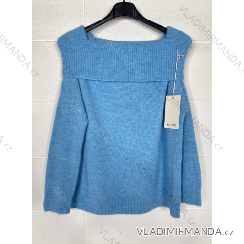 Damen-Strickpullover mit langen Ärmeln (Einheitsgröße S/M) ITALIAN FASHION IMPBB23J23650