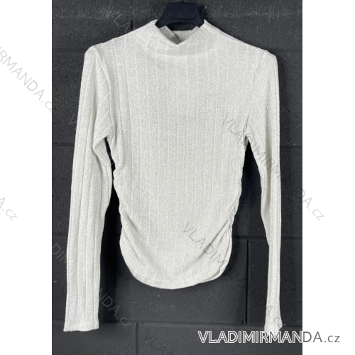 Langarm-Strickpullover für Damen (S/M EINHEITSGRÖSSE) ITALIAN FASHION IMPBB23S4652