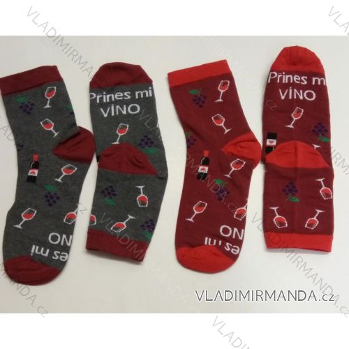 Herrensocken schwachpánské přines mi víno ( 38-40, 41-43, 44-46) POLSKÁ MÓDA DPP22VINO
