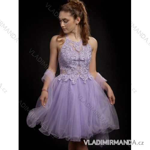 Trägerloses Partykleid aus Tüll für Damen (S/M/L ONE SIZE) ITALIAN FASHION IM923001