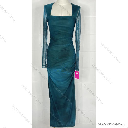 Elegantes gestricktes Langarmkleid für Damen (Einheitsgröße S/M) ITALIAN FASHION IMPBB22Y22990