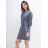 Elegantes Damenkleid mit langen Ärmeln (Einheitsgröße S/M) ITALIAN FASHION IMM23M6062