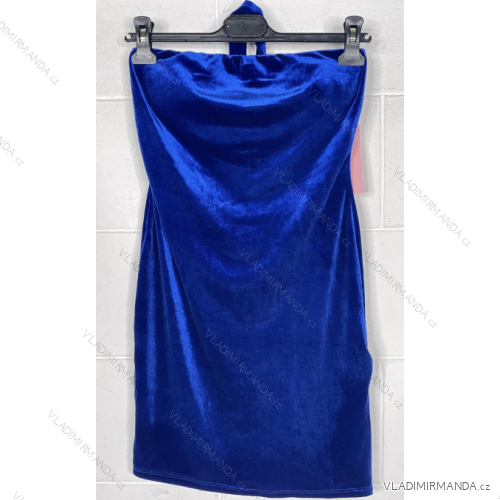 Elegantes Sommerkleid mit glitzernden Pailletten für Damen (Einheitsgröße S/M) ITALIAN FASHION IMPBB23O3837