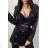 Langärmelige Satinjacke für Damen (Einheitsgröße S/M) ITALIAN FASHION IMM22MS85790