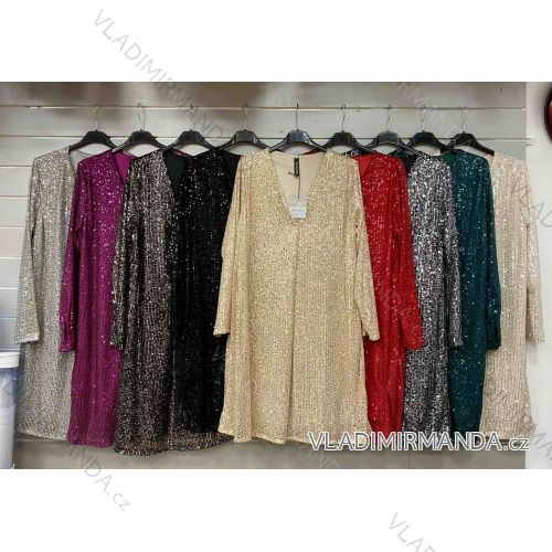 Sommerkleid Carmen aus Musselin für Damen (Einheitsgröße S/M) ITALIAN FASHION IMWE231506