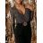 Langer, eleganter, ärmelloser Damen-Overall (Einheitsgröße S/M) ITALIAN FASHION IMWGS231166