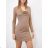 Sexy trägerloses Minikleid für Damen (S / M ONE SIZE) ITALIAN FASHION IMM22922