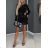 Sommerkleid Carmen aus Musselin für Damen (Einheitsgröße S/M) ITALIAN FASHION IMWE231506