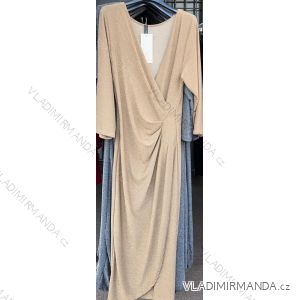 Langes, langärmliges Partykleid für Damen (Einheitsgröße S/M) ITALIAN FASHION IMM23056