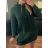 Strickpullover dünner Rollkragen Langarm Damen (L / XL ONE SIZE) ITALIAN FASHION IMD211110