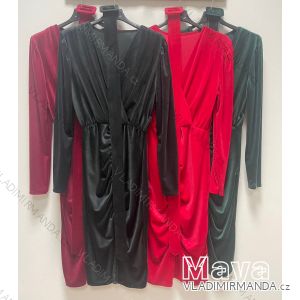 Damen Elegantes Kurzes Langarmkleid (S / M ONE SIZE) ITALIAN FASHION IMWC217235